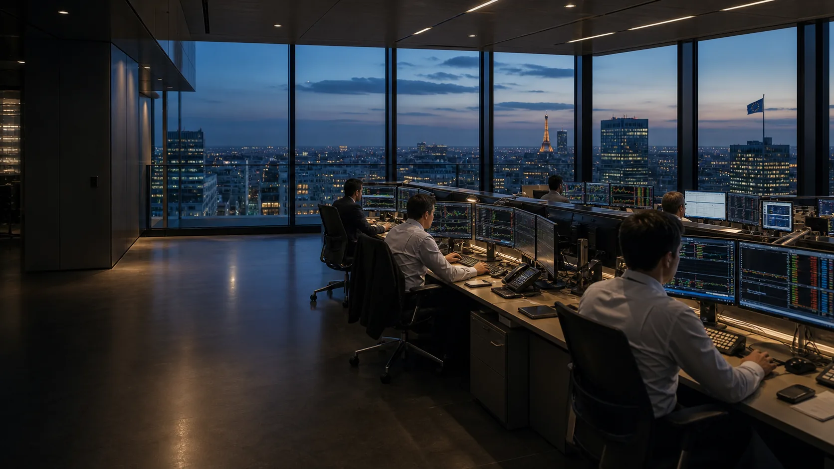 Institutional trading desk for MiFID II trading in Europe