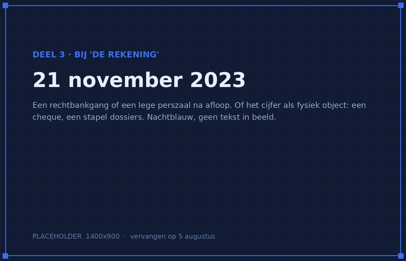 Vier miljard driehonderd miljoen dollar. Een van de grootste schikkingen uit de Amerikaans