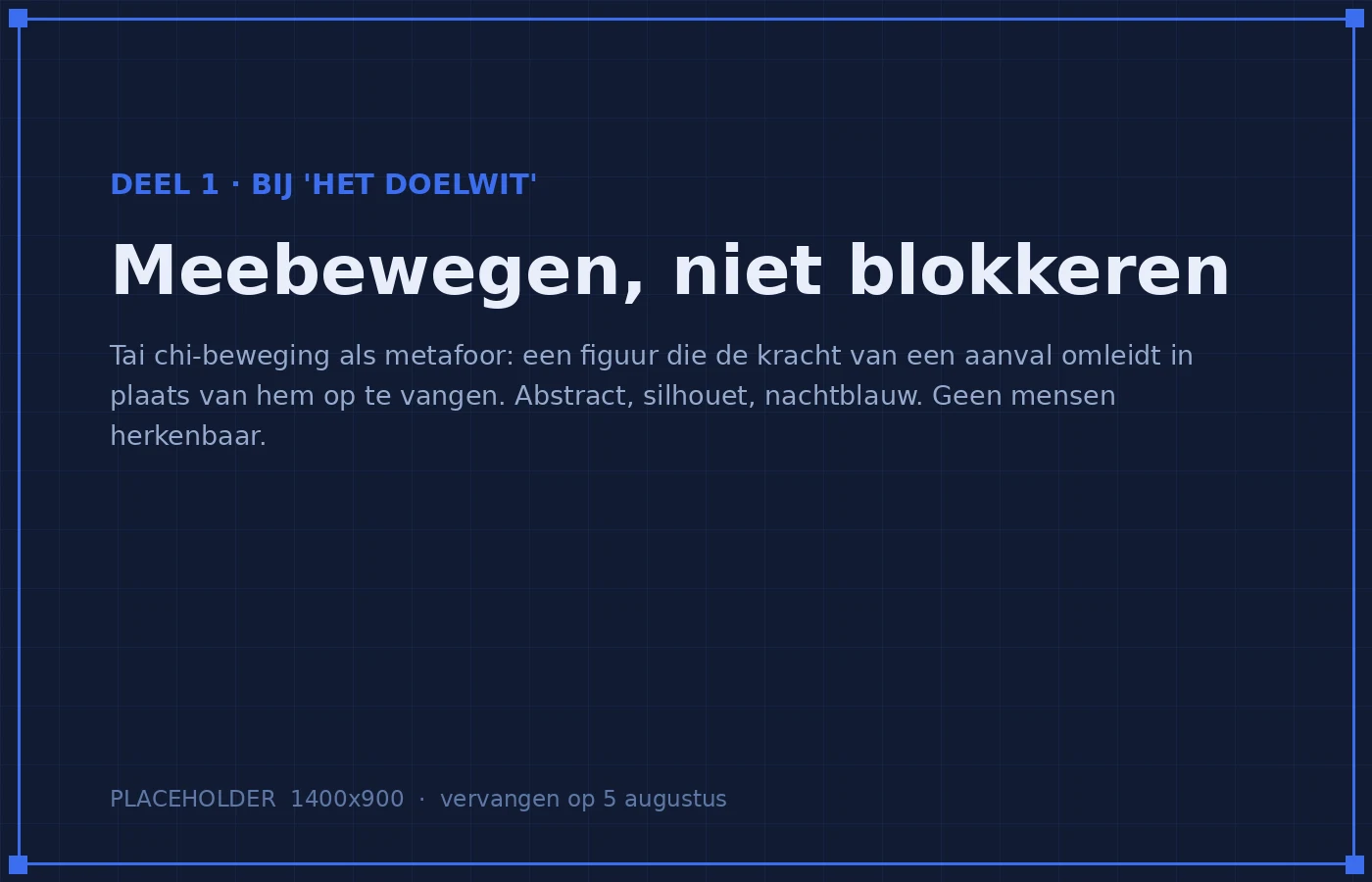 Mit der Kraft des Gegners mitgehen, statt zu blockieren. Den Namen whlte der Berater selbs