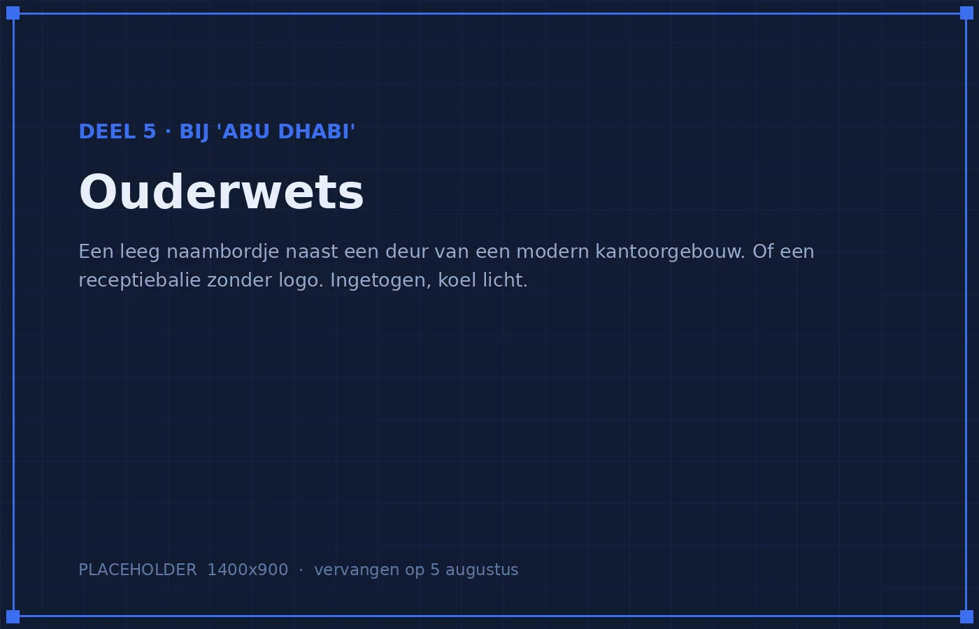 Zelfs na de vergunningen in Abu Dhabi weigert het bedrijf het woord hoofdkantoor te gebrui
